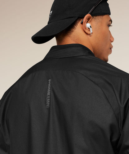 Gymshark Running Elite Lightweight Windbreaker Black