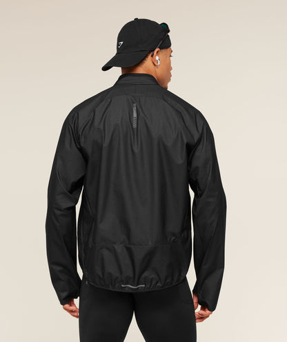 Gymshark Running Elite Lightweight Windbreaker Black