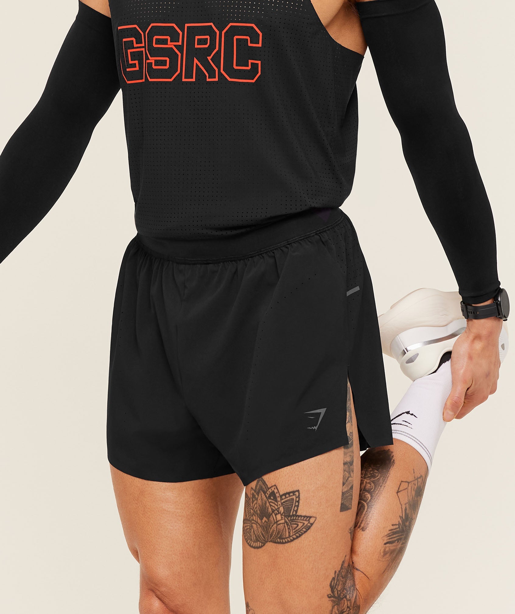 Gymshark Running Elite Race 5" Short Black