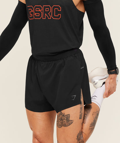 Gymshark Running Elite Race 5" Short Black