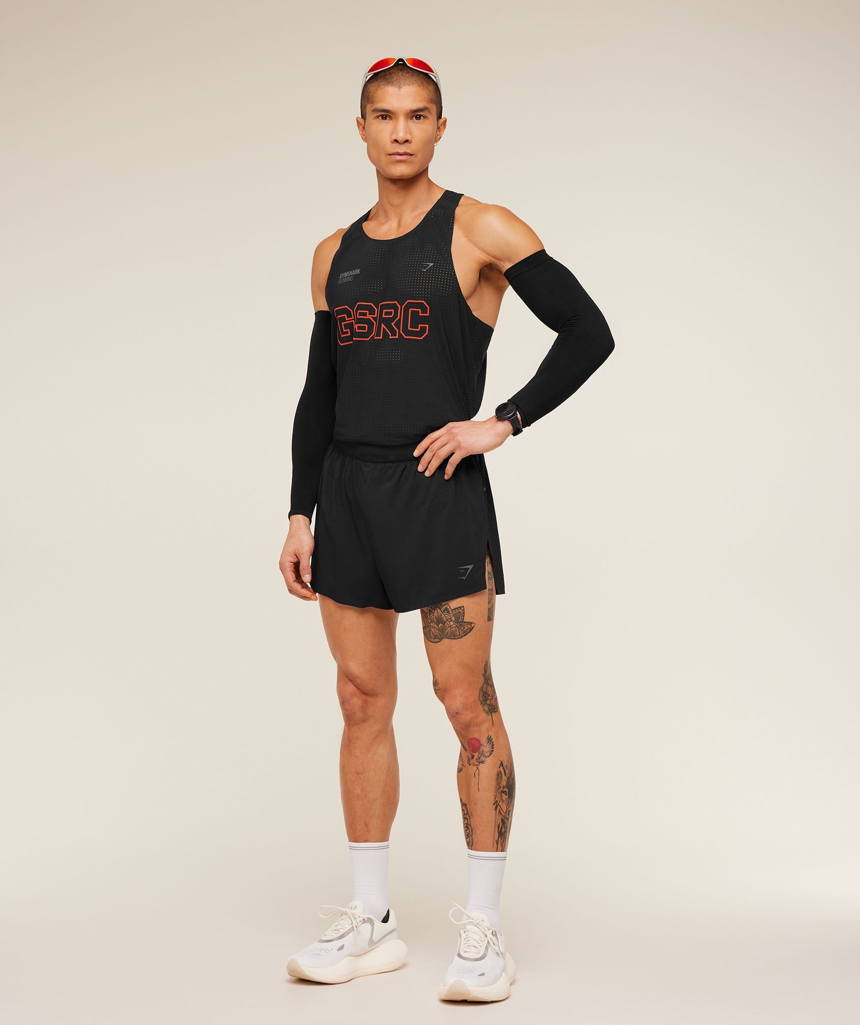 Gymshark Running Elite Race 5" Short Black