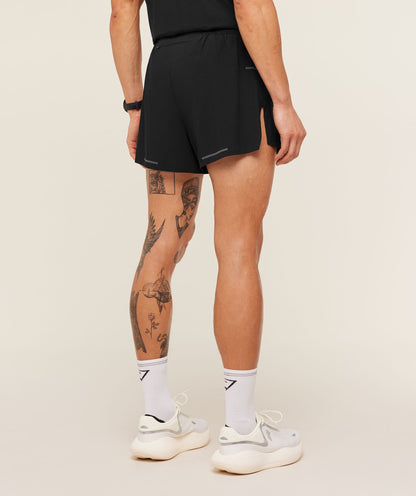 Gymshark Running Elite Race 5" Short Black