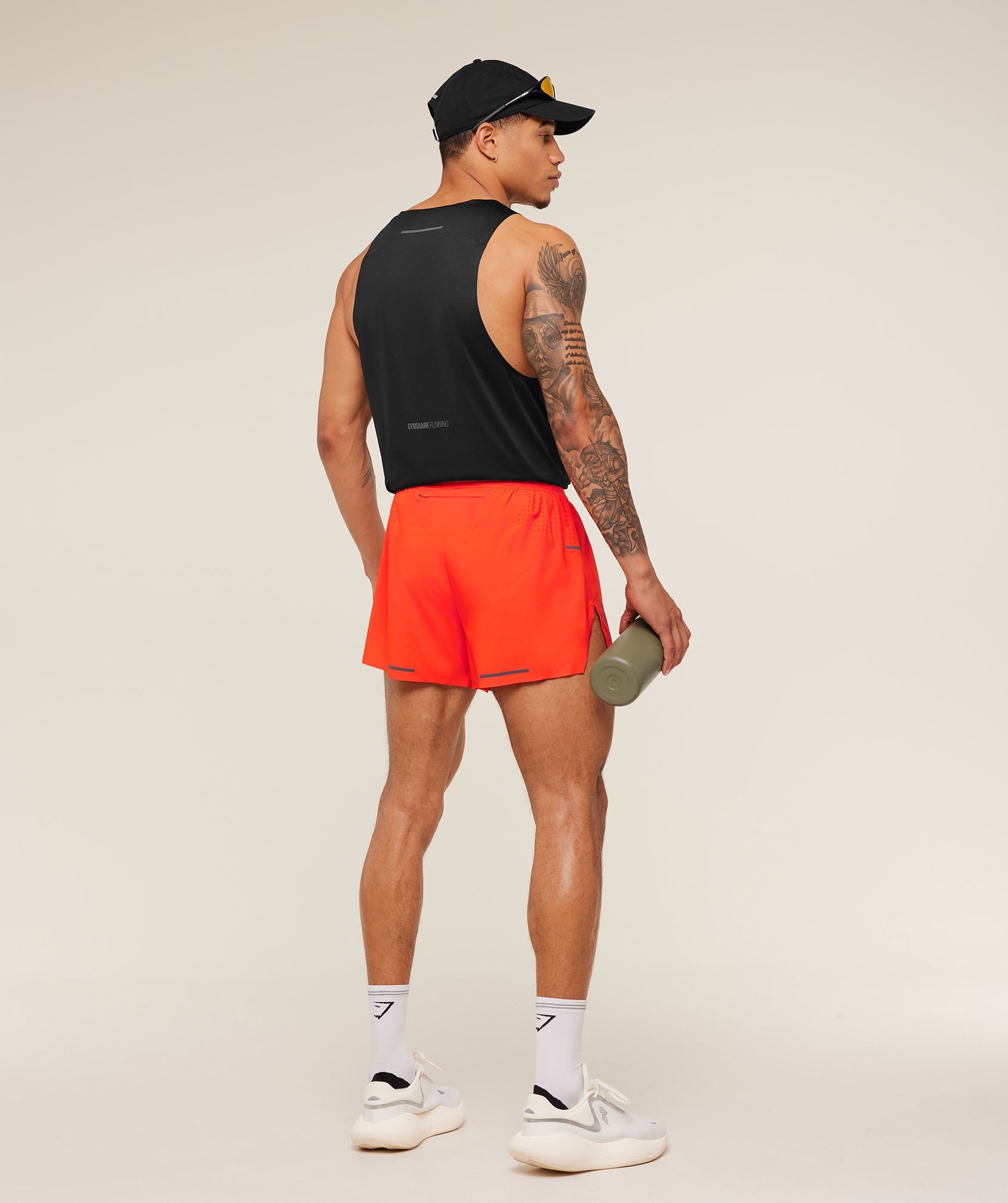Gymshark Running Elite Race 5" Short Electric Orange