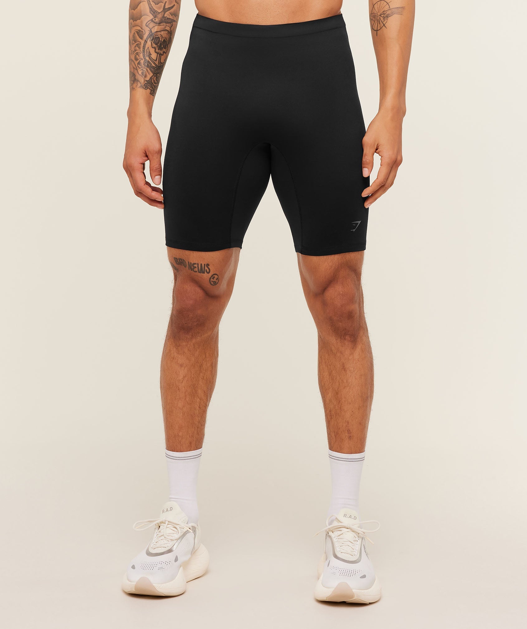 Gymshark Running Elite Race Half Tight Black