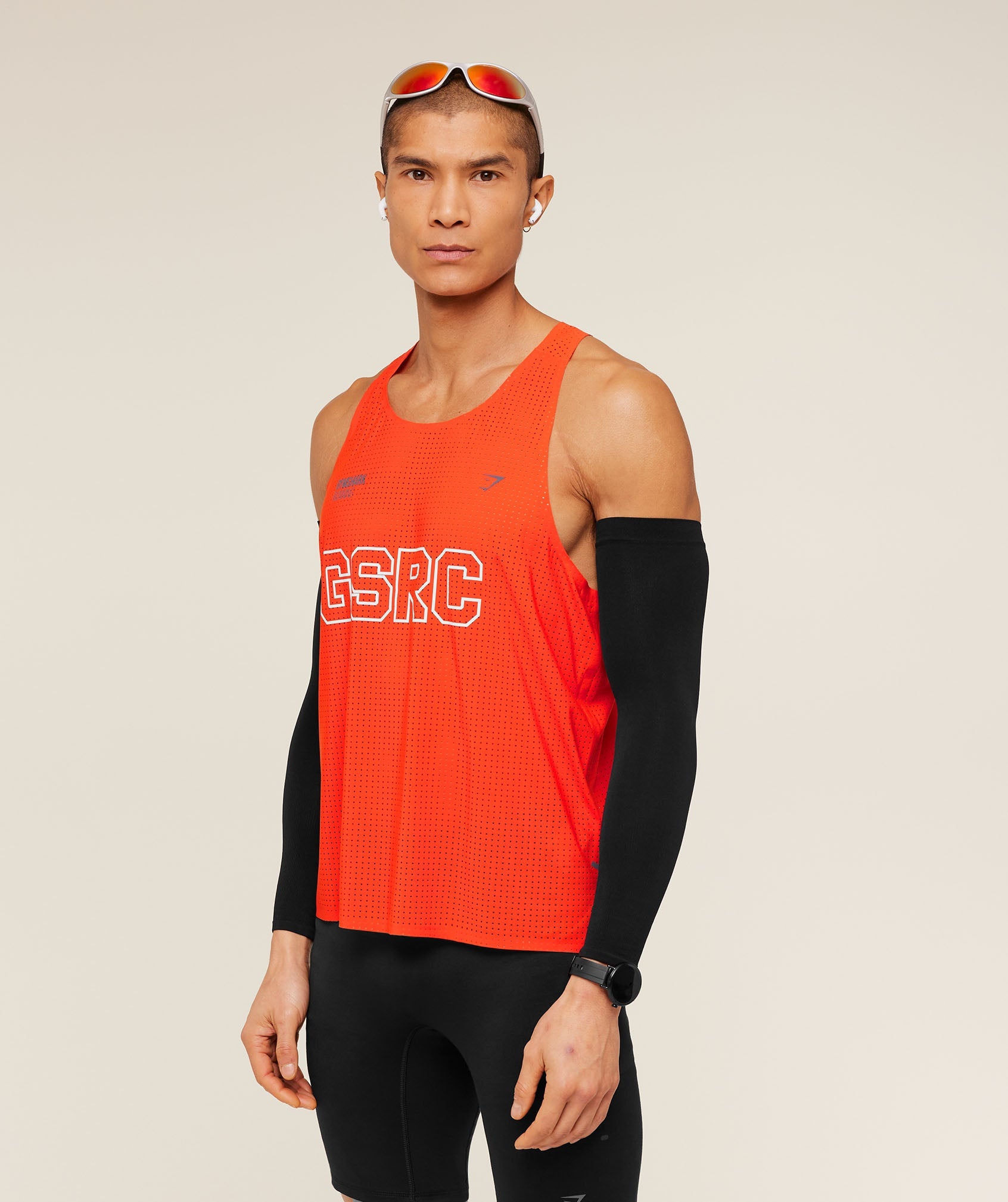 Gymshark Running Elite Race Vest Electric Orange