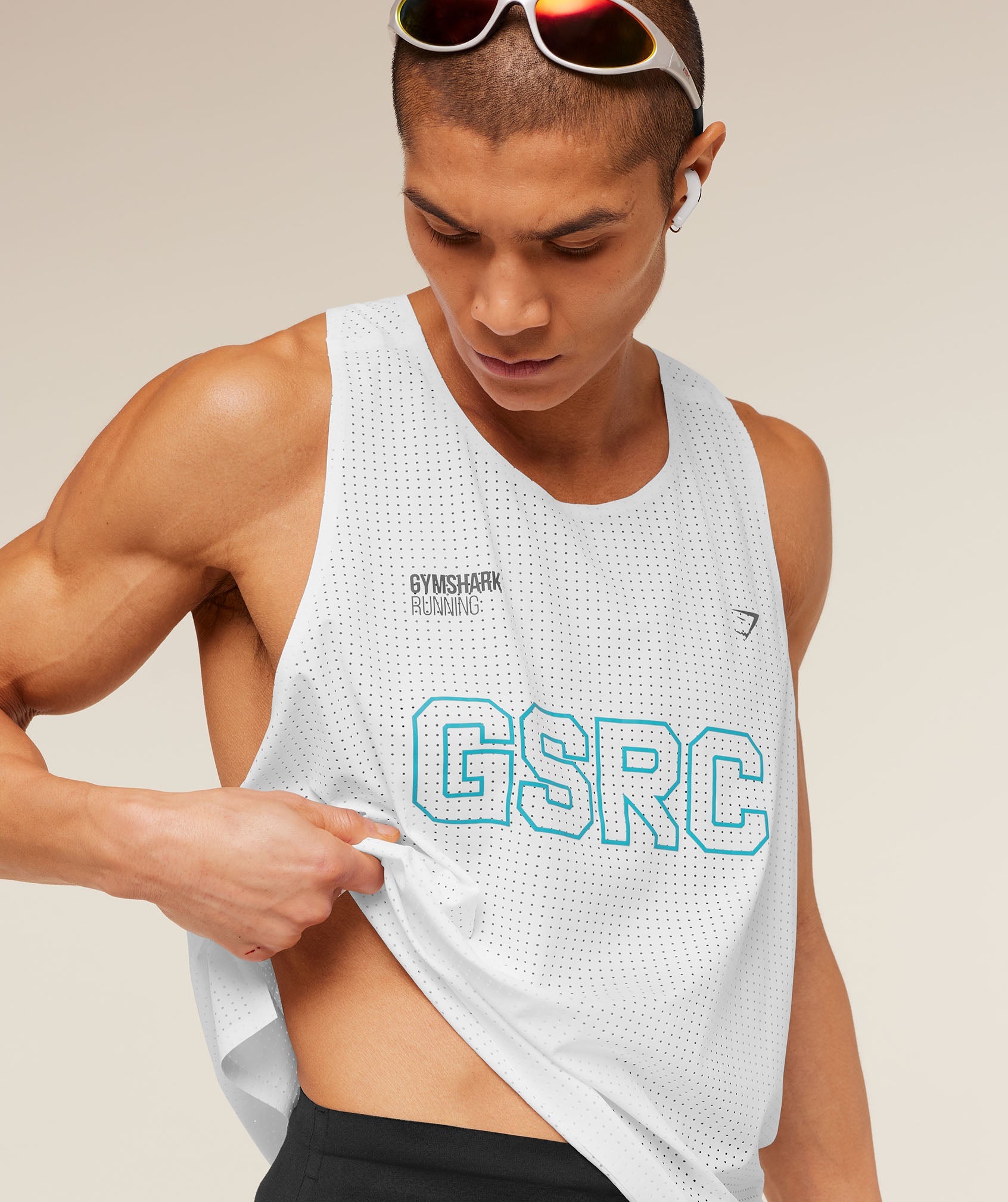 Gymshark Running Elite Race Vest White