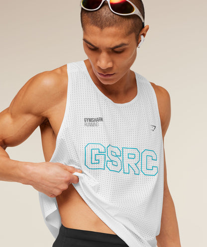 Gymshark Running Elite Race Vest White