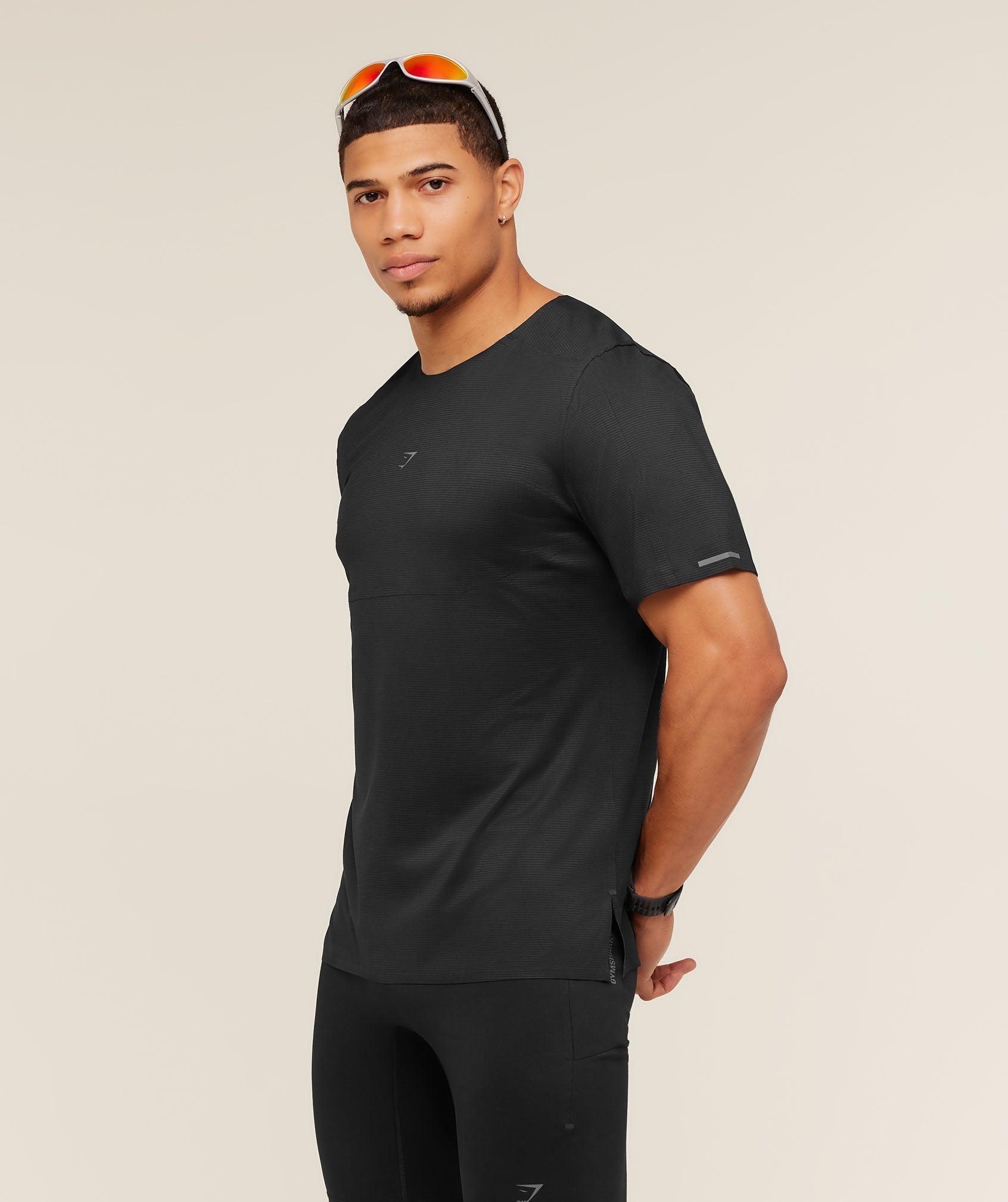 Gymshark Running Elite T-Shirt Black