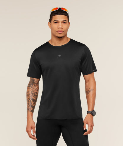Gymshark Running Elite T-Shirt Black