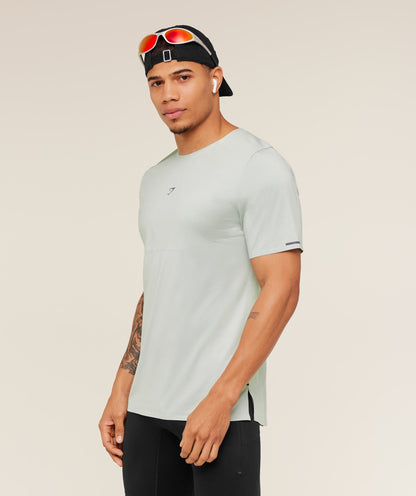 Gymshark Running Elite T-Shirt Morning Blue