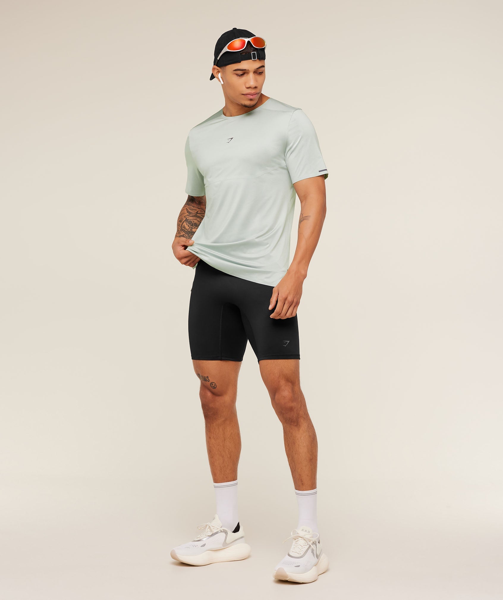 Gymshark Running Elite T-Shirt Morning Blue