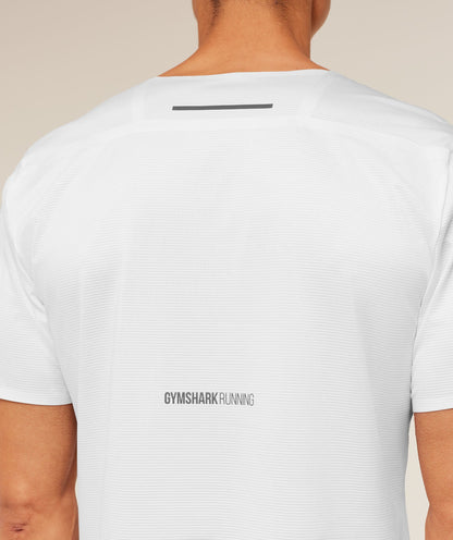 Gymshark Running Elite T-Shirt White