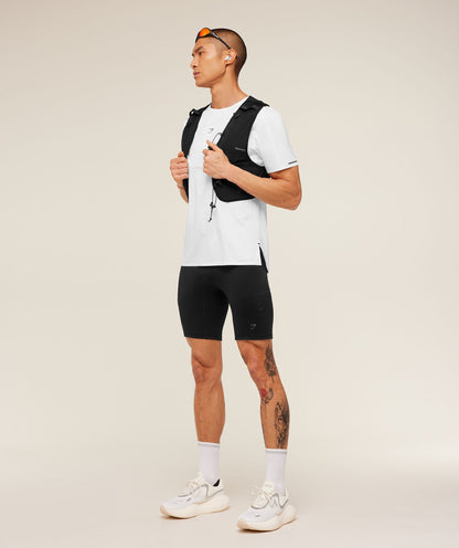 Gymshark Running Elite T-Shirt White