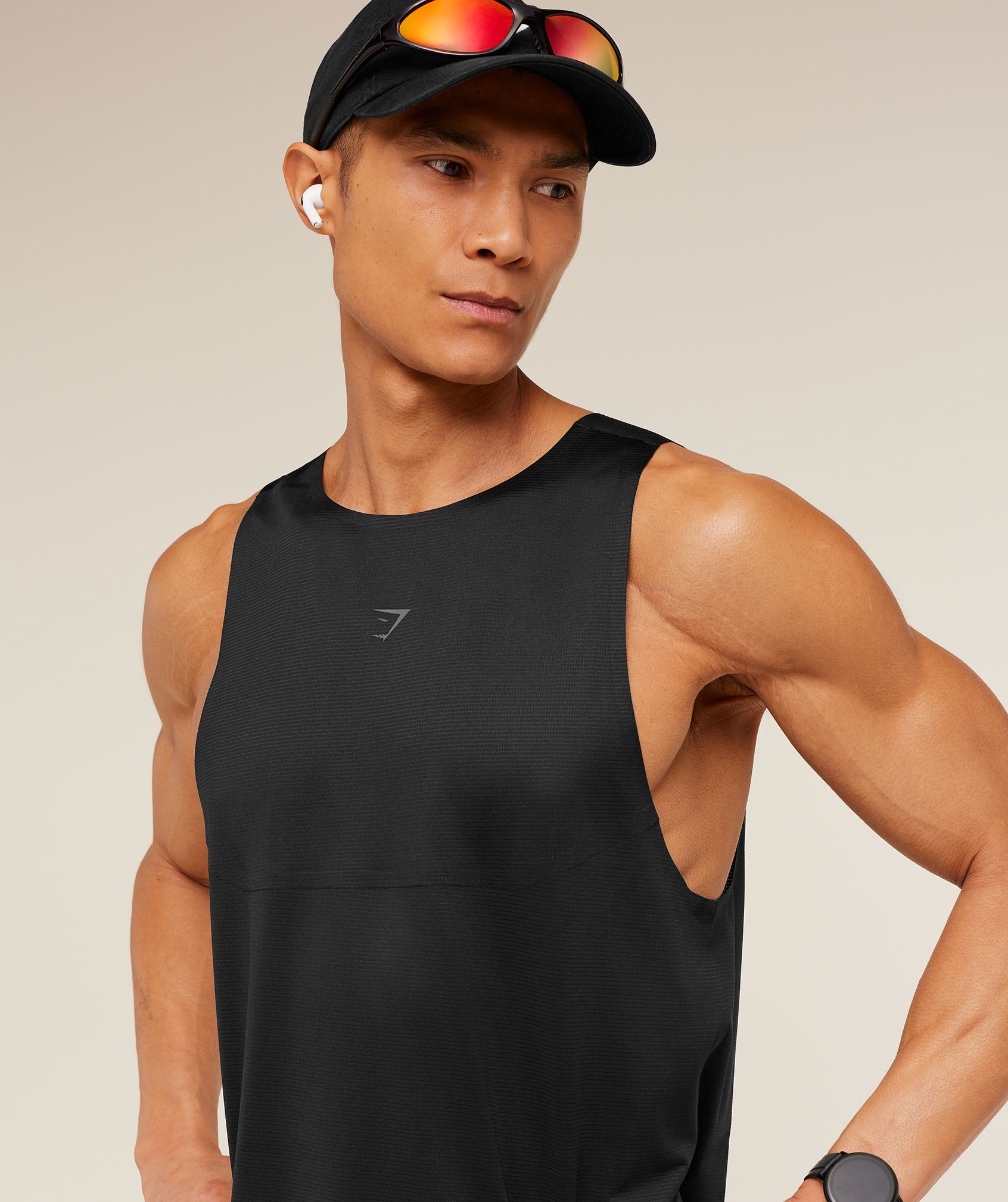 Gymshark Running Elite Tank Black