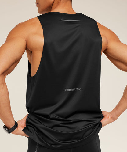 Gymshark Running Elite Tank Black