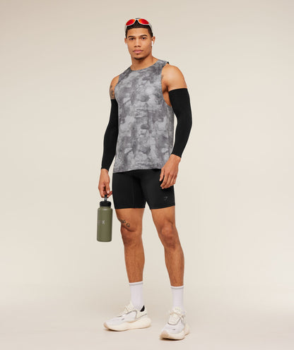 Gymshark Running Elite Tank Smokey Grey