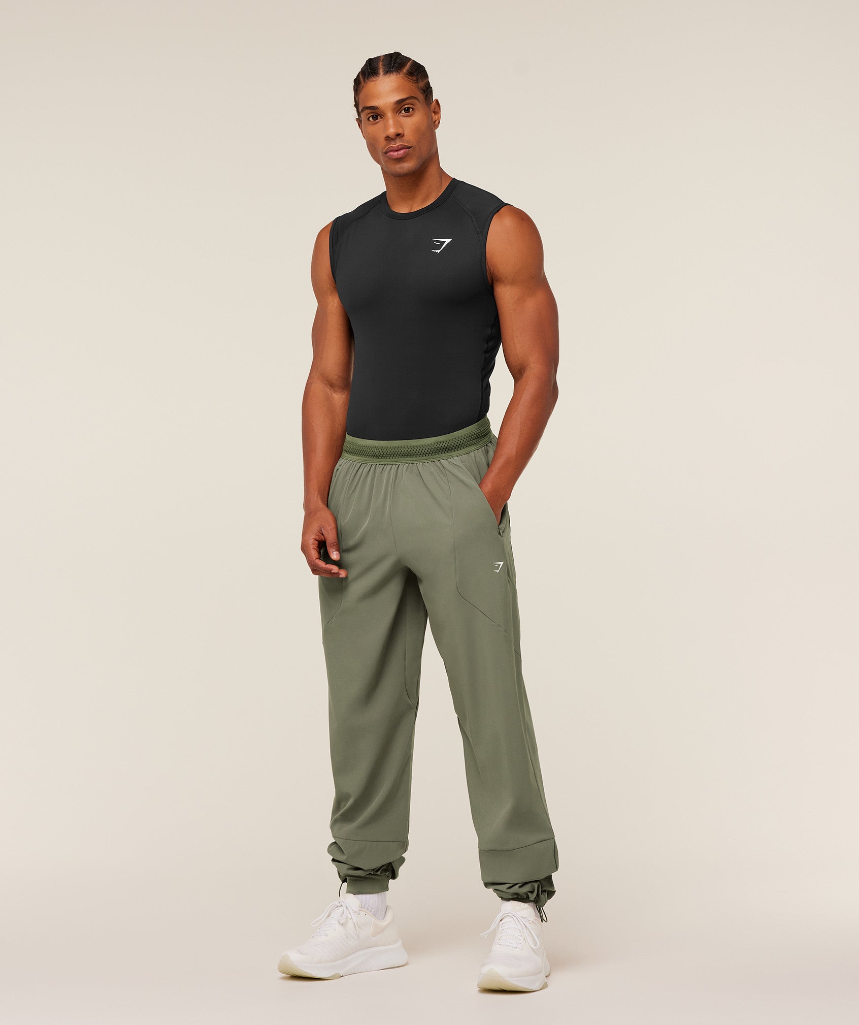Gymshark Running Joggers Base Green