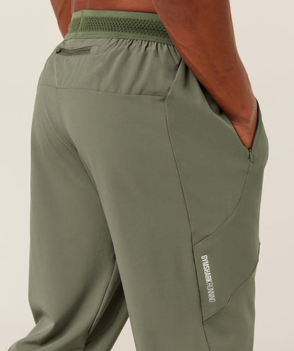 Gymshark Running Joggers Base Green