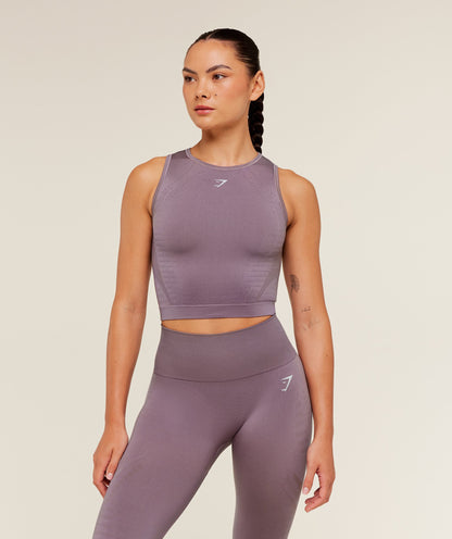 Women's Gymshark Running Seamless Tank Dusk Purple