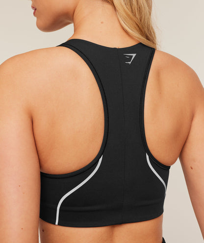 Women's Gymshark Running Sports Bra Black