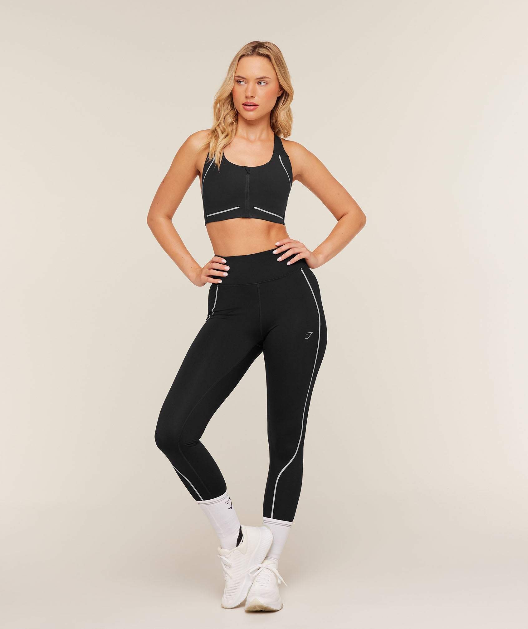 Women's Gymshark Running Sports Bra Black