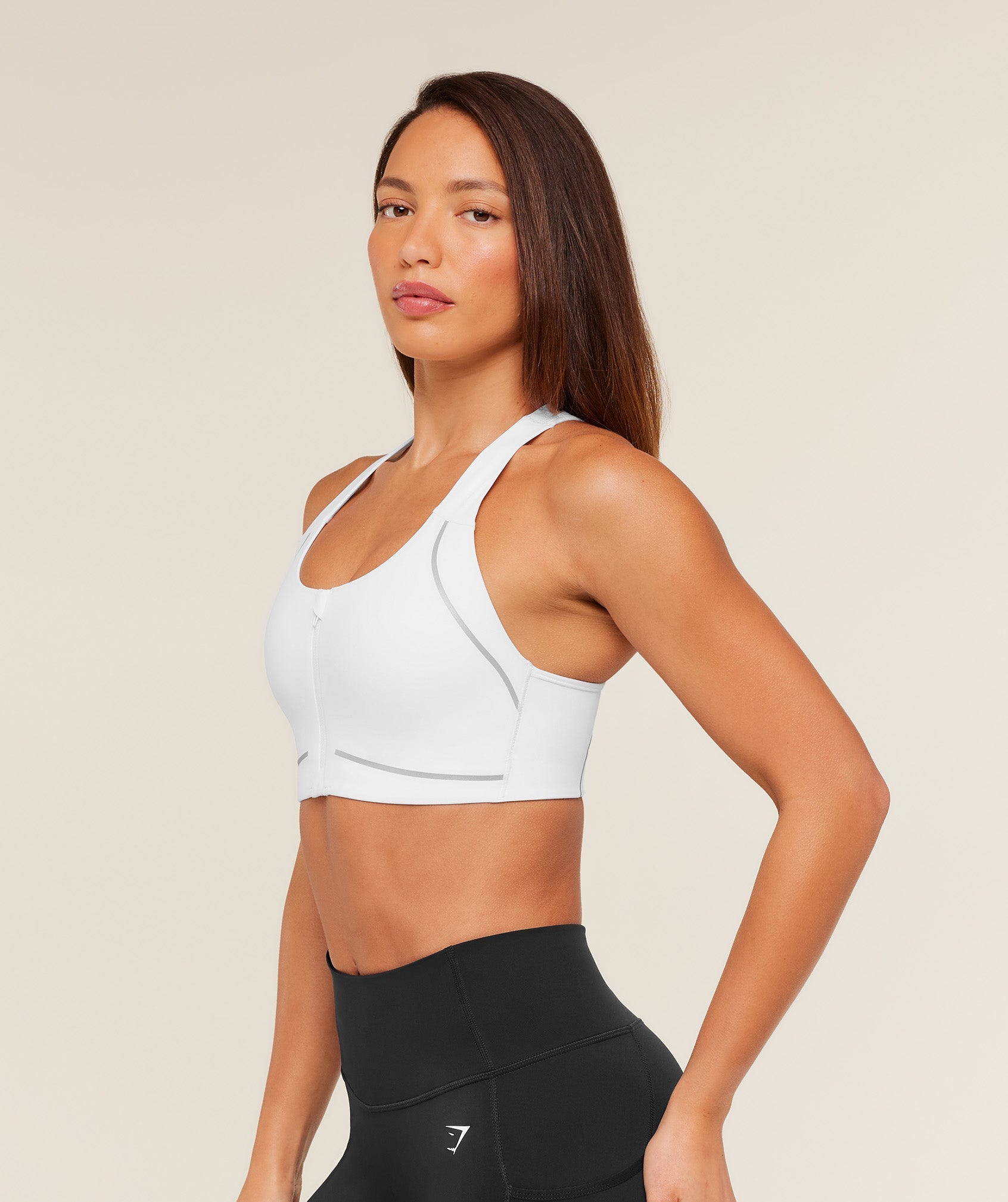 Women's Gymshark Running Sports Bra White