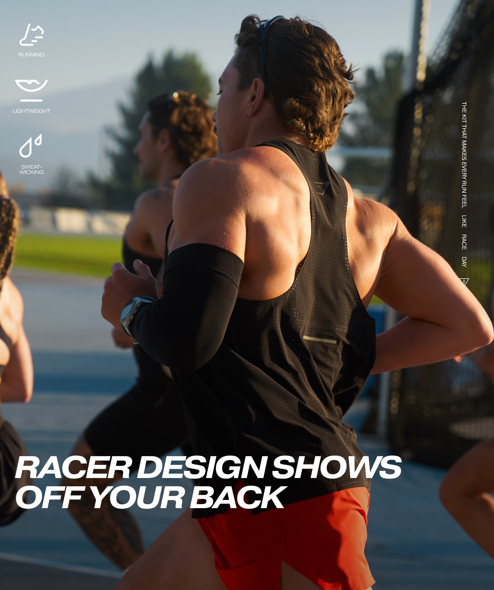 Gymshark Running Elite Race Vest Black