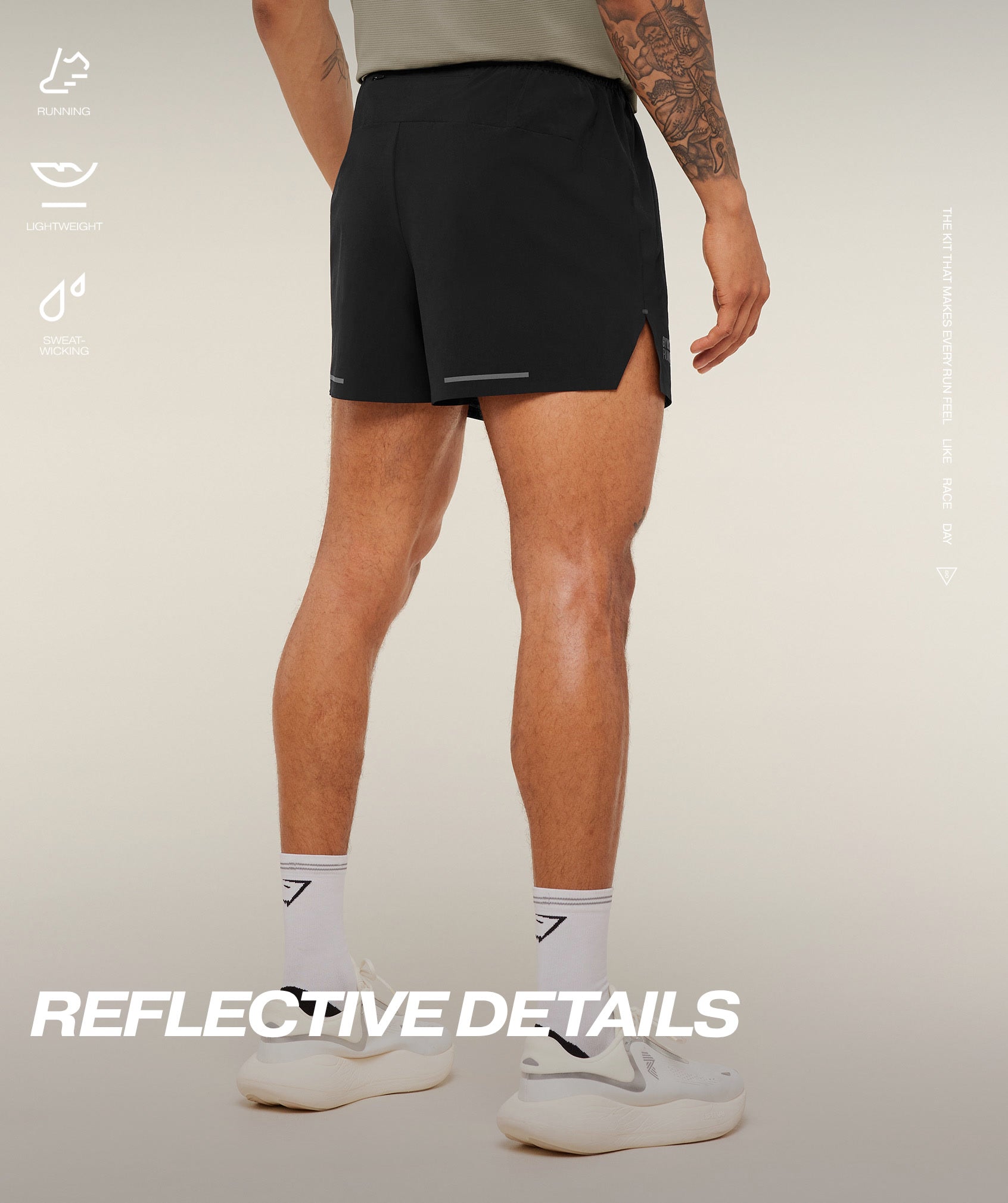 Gymshark Running Elite 5" Short Black