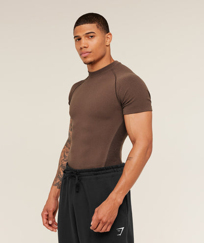 Gymshark Physique T-Shirt Soft Brown