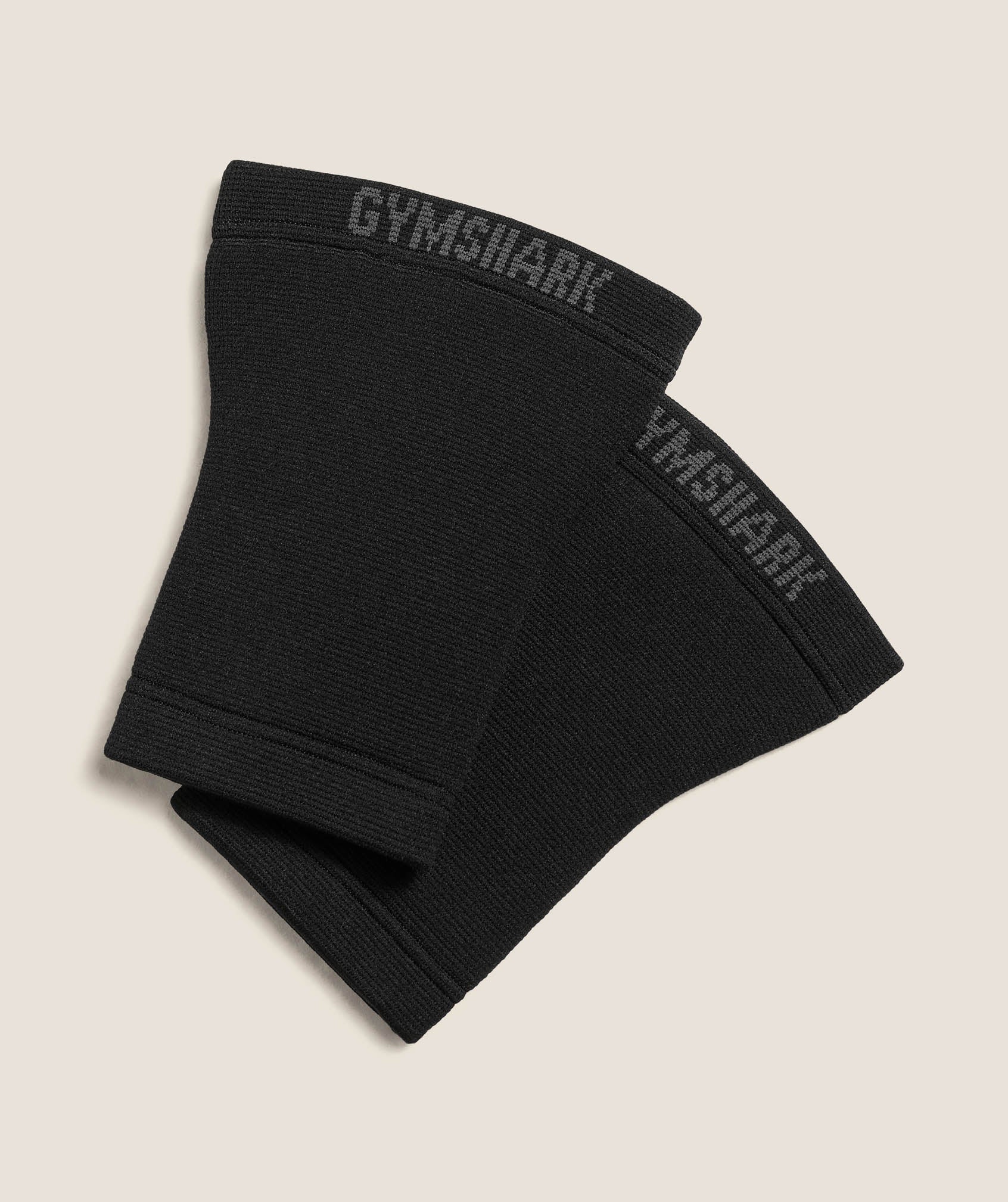 Women's Gymshark Onyx Seamless Knee Sleeves Black