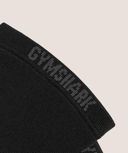 Women's Gymshark Onyx Seamless Knee Sleeves Black