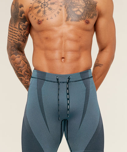 Gymshark Seamless Running Half Tight Stealth Blue