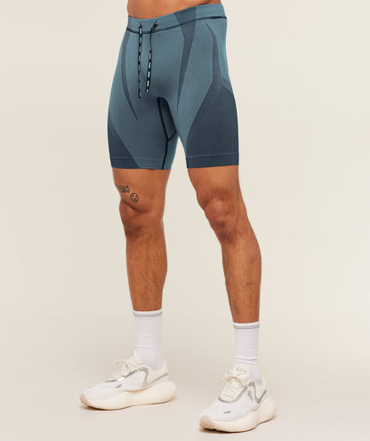 Gymshark Seamless Running Half Tight Stealth Blue