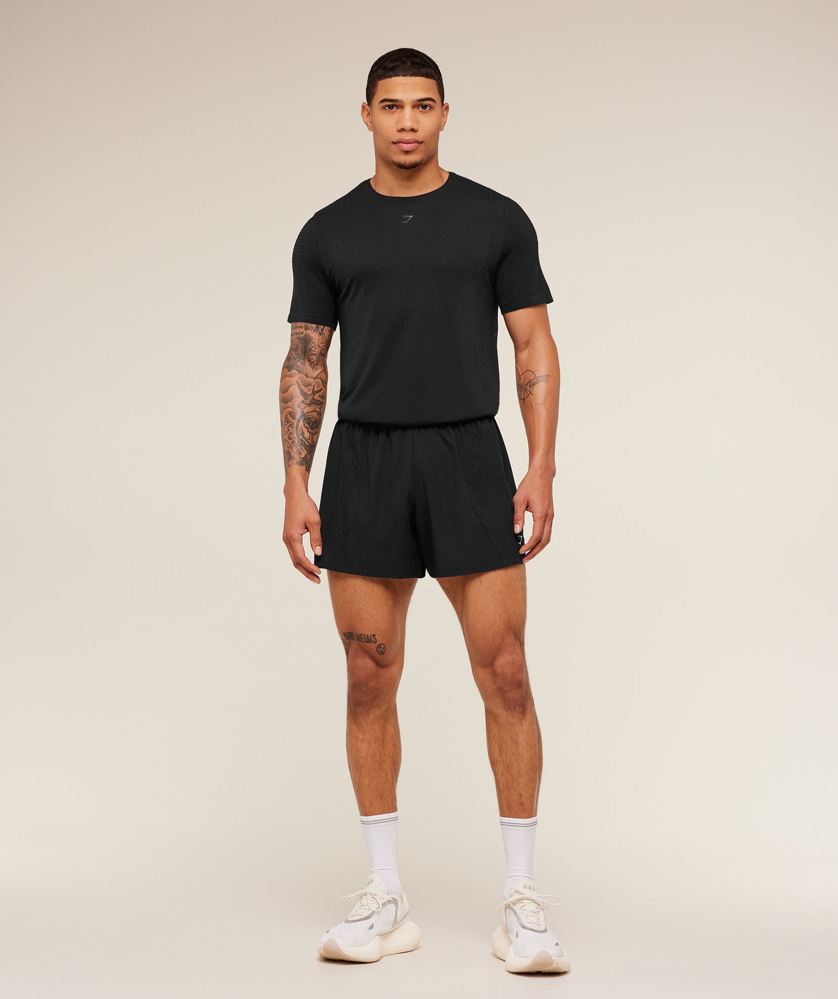 Gymshark Seamless Running T-Shirt Gs Black
