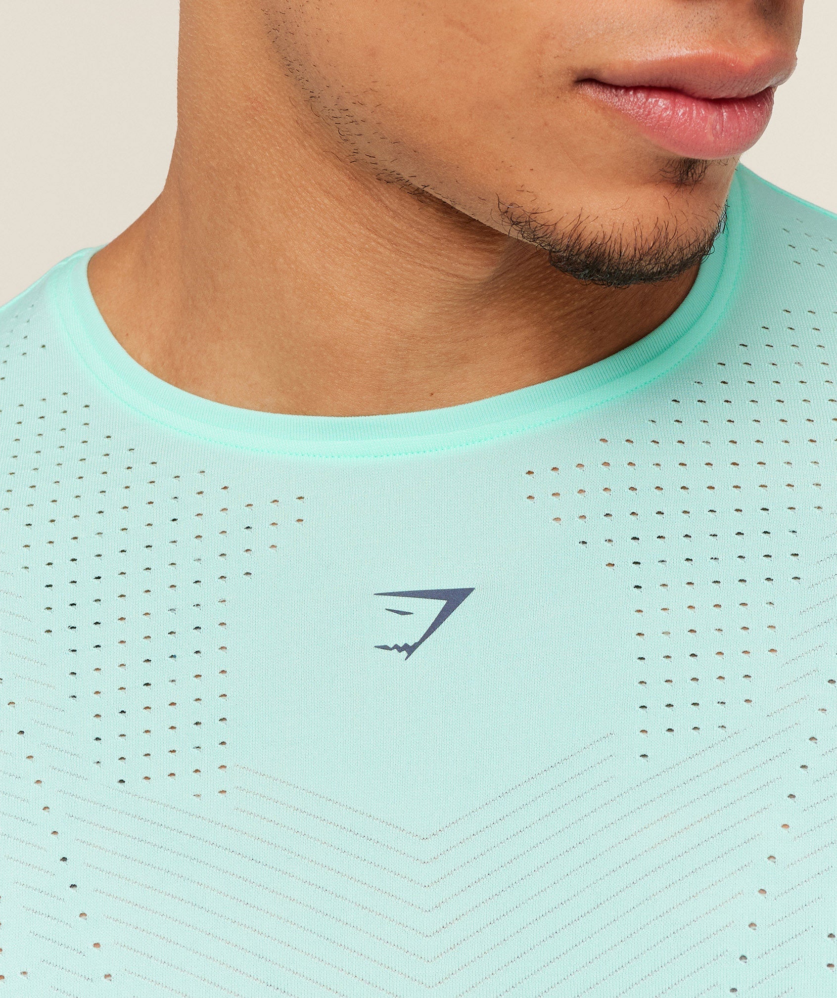 Gymshark Seamless Running T-Shirt Pop Turquoise