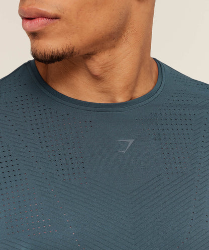 Gymshark Seamless Running T-Shirt Gs Stealth Blue