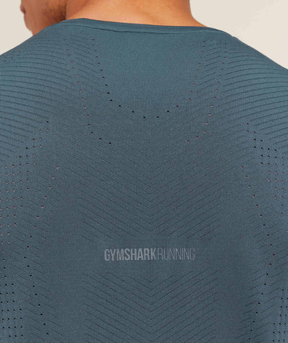 Gymshark Seamless Running T-Shirt Gs Stealth Blue