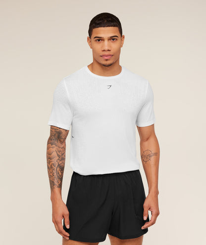 Gymshark Seamless Running T-Shirt Gs White