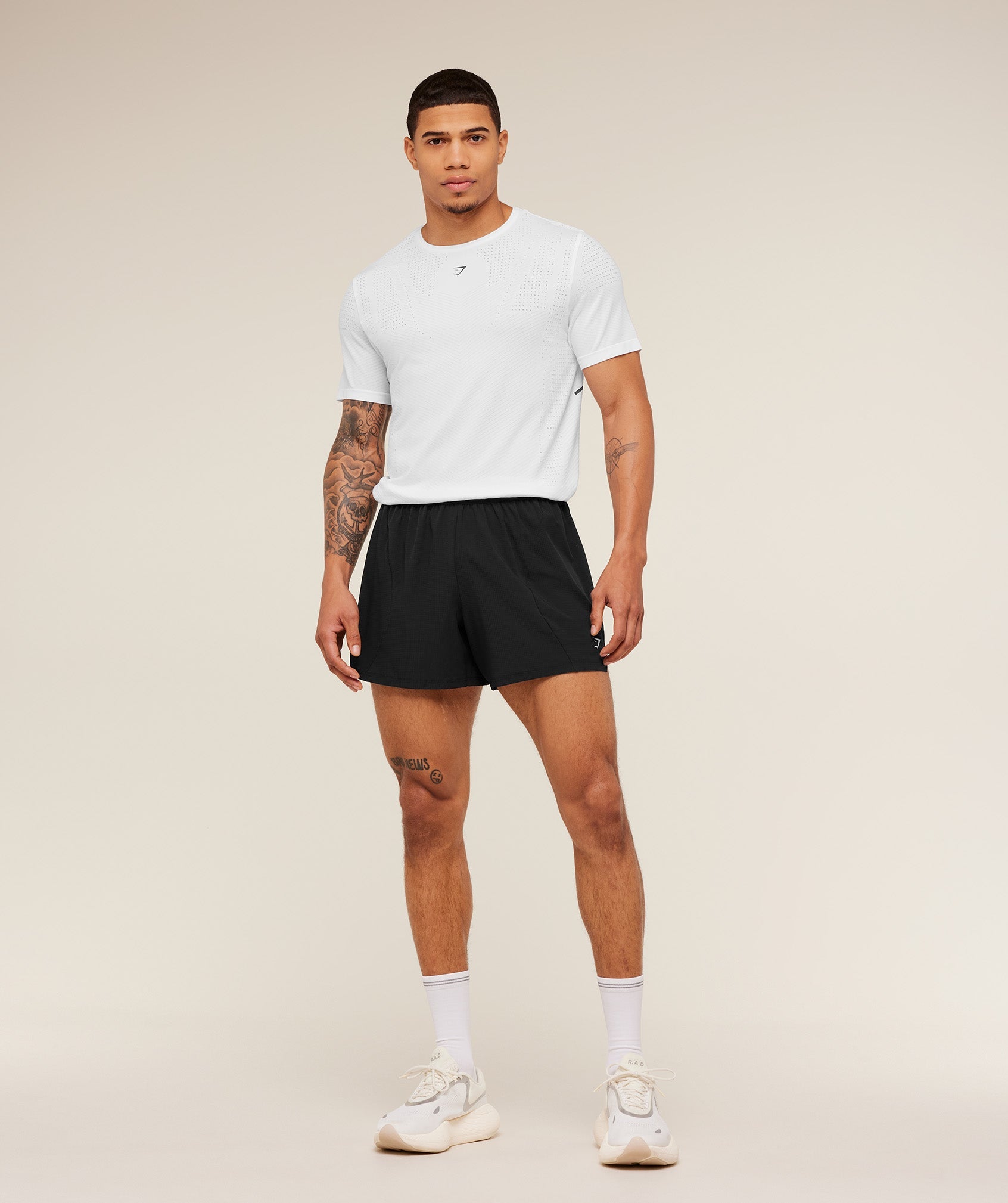 Gymshark Seamless Running T-Shirt Gs White