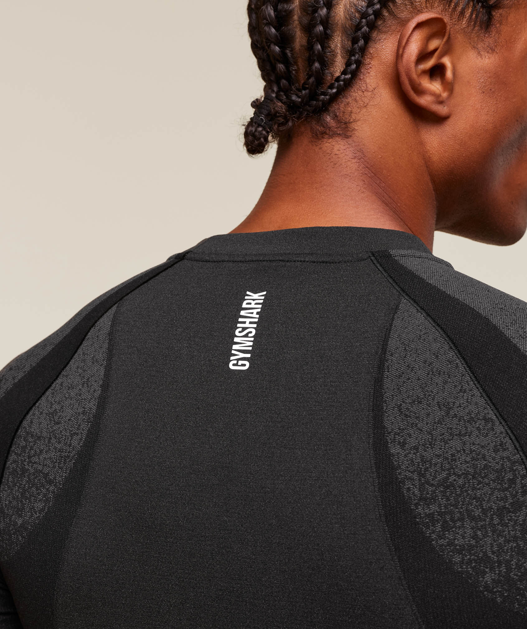 Gymshark Shadow Seamless T Shirt Black