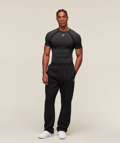 Gymshark Shadow Seamless T Shirt Black