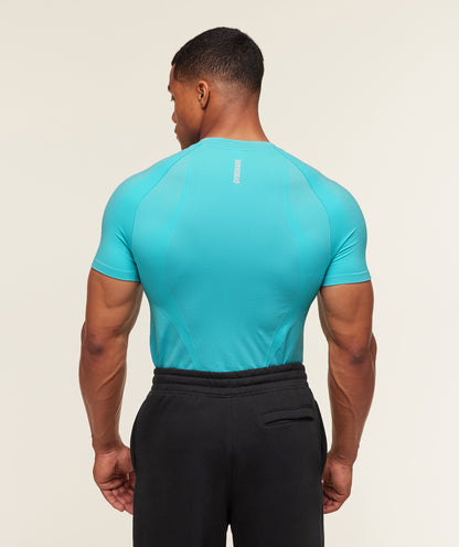 Gymshark Shadow Seamless T Shirt Brand Blue