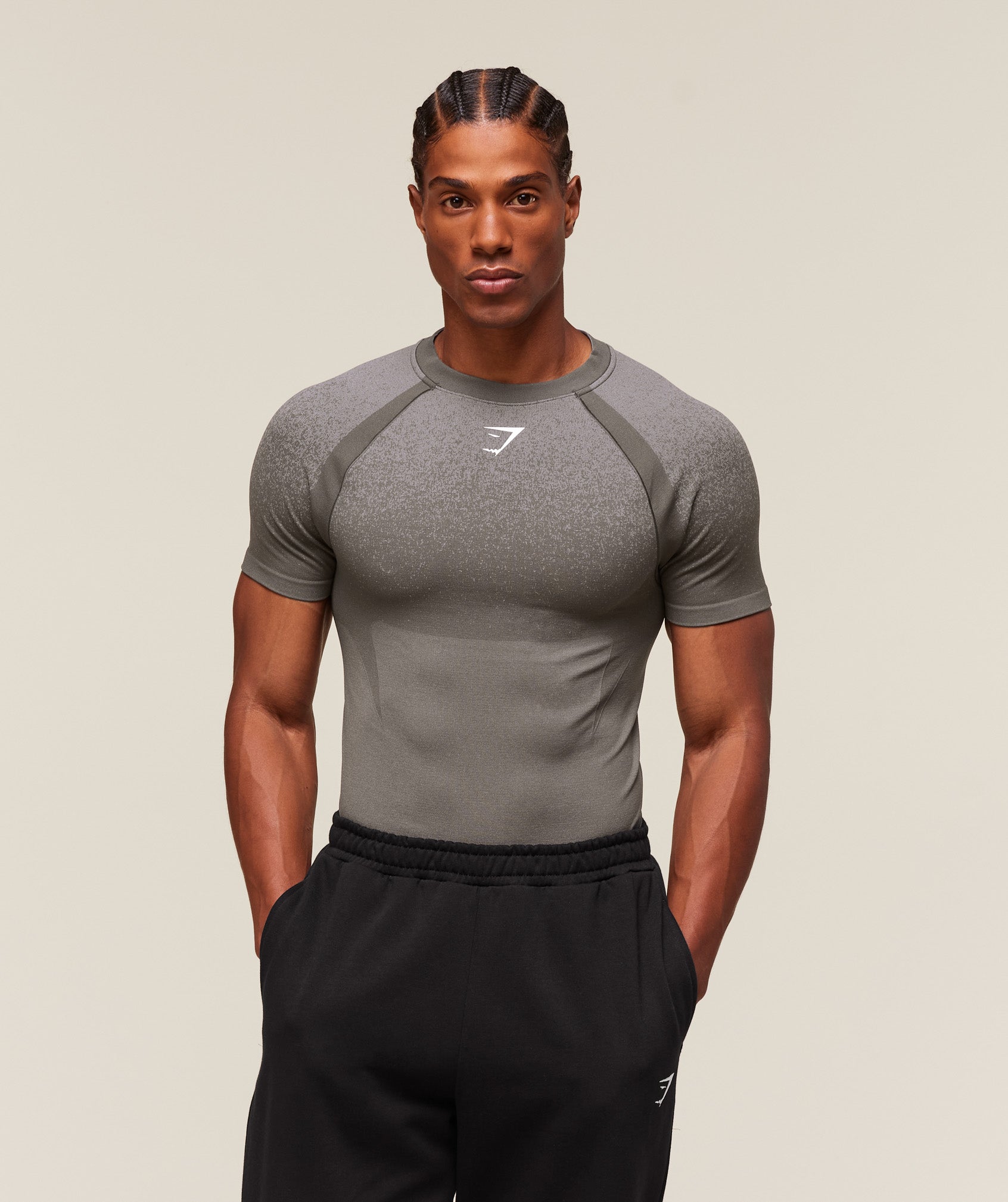 Gymshark Shadow Seamless T Shirt Meteor Grey