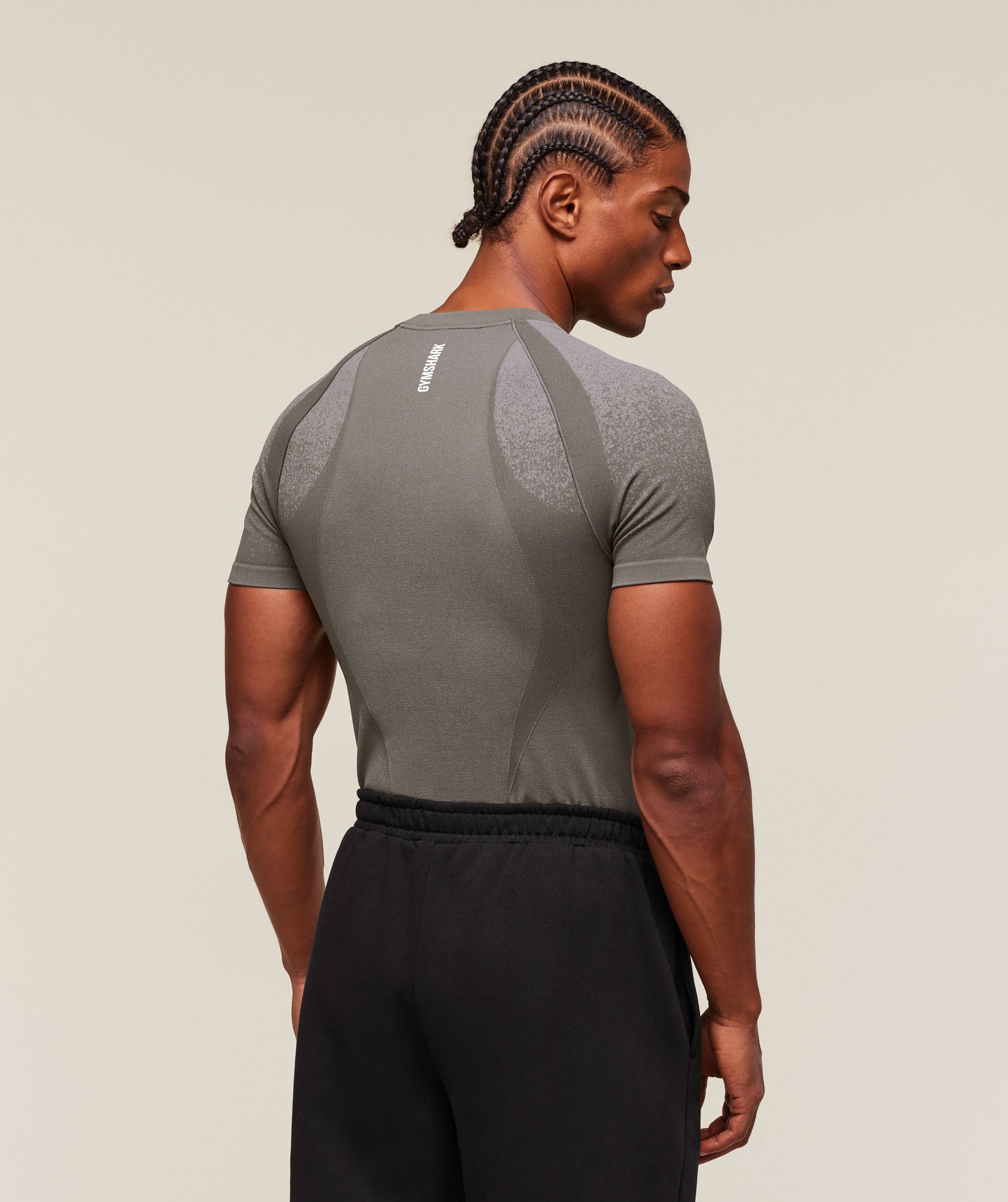 Gymshark Shadow Seamless T Shirt Meteor Grey