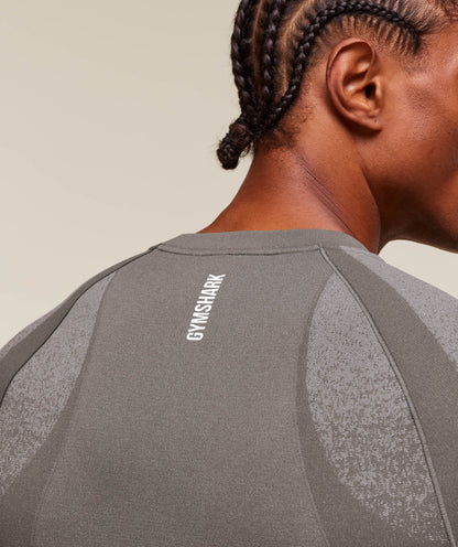 Gymshark Shadow Seamless T Shirt Meteor Grey