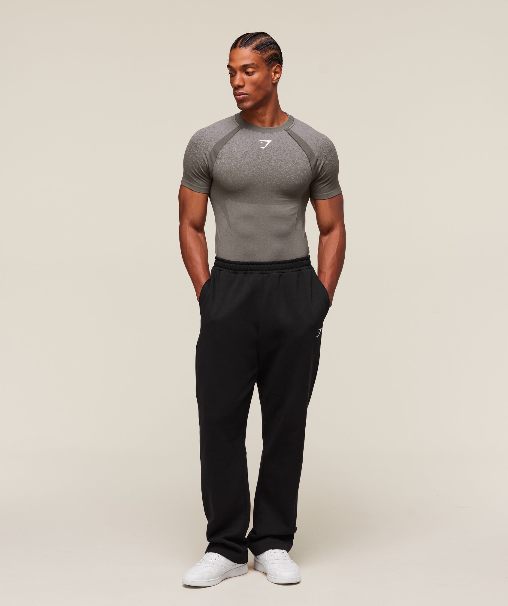 Gymshark Shadow Seamless T Shirt Meteor Grey
