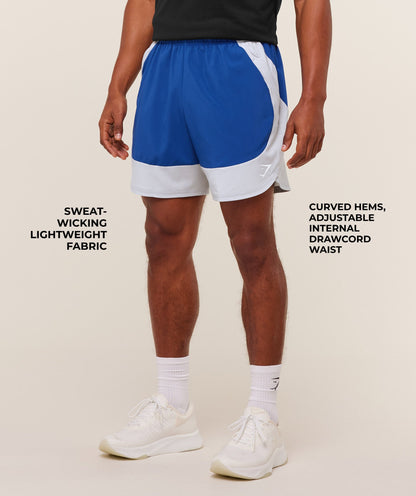 Gymshark Sport 25 Block 7" Shorts Athletic Blue