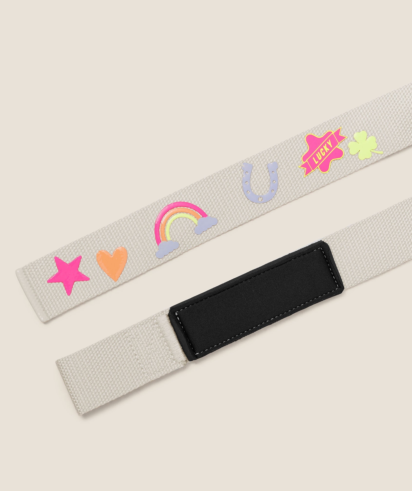 Women's Gymshark Lucky Graphic Silicone Lifting Straps Tinted White