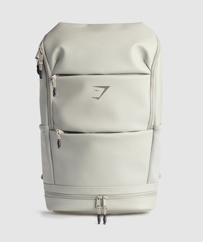 Women's Gymshark Sleek Backpack Stone Grey