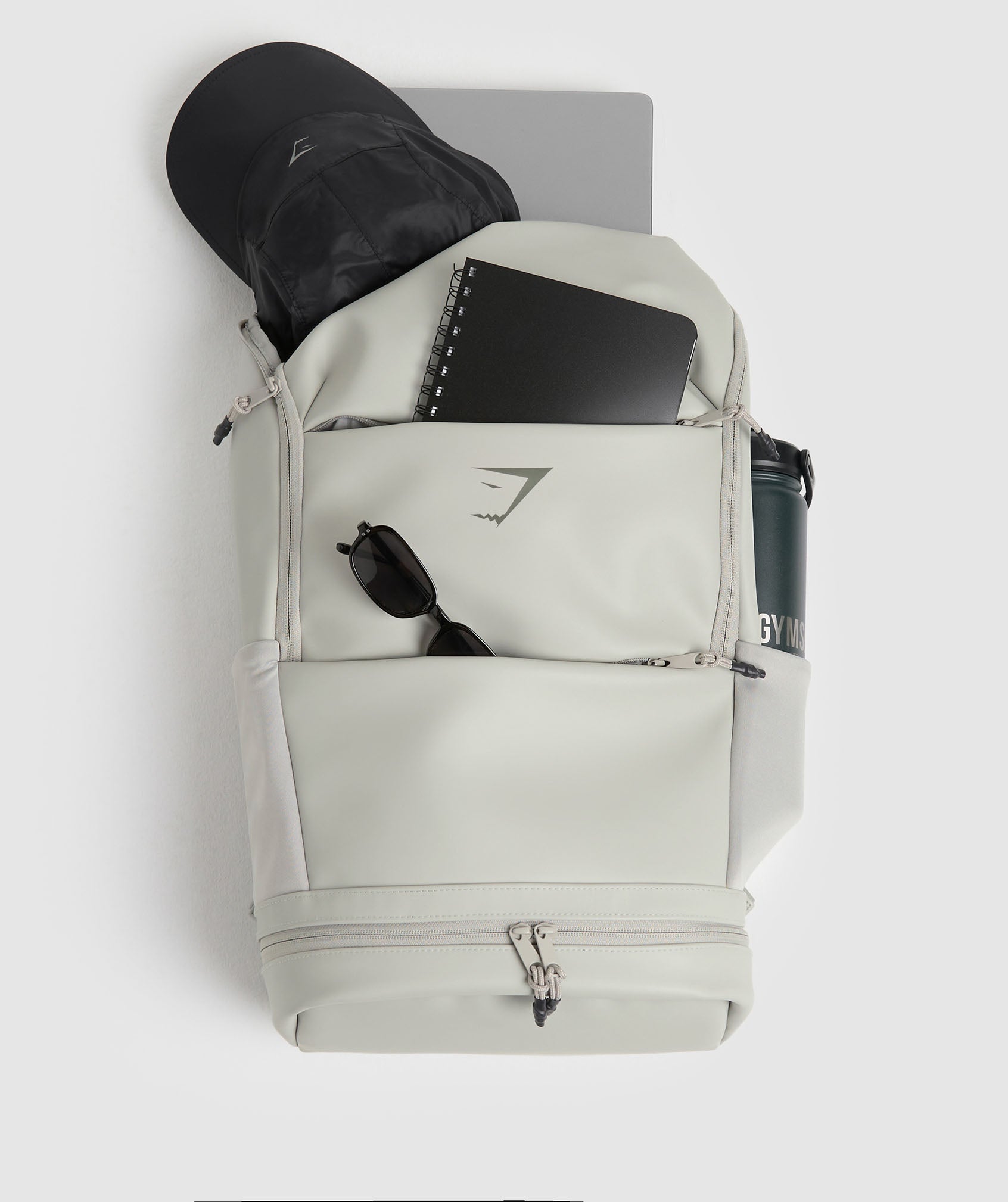 Women's Gymshark Sleek Backpack Stone Grey
